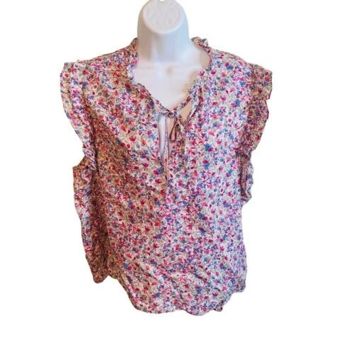 BB Dakota Steve Madden Ditsy Top Floral Print Small - Image 1 of 1