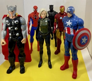 Marvel Avengers 12 inch Action Figure Lot (6) Hasbro Vintage Collectables - Picture 1 of 24