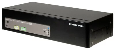 [ConnectPRO]UDP2-12AP - 2 Port DisplayPort 1.4 Dual Monitor KVM switch *NEW* - Image 1 of 3