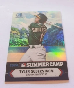 2021 Bowman Chrome - Tyler Soderstrom - Oakland Athletics - Summer Camp Insert - Picture 1 of 2
