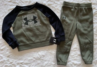 UNDER ARMOUR Baby Boy's Crew and Joggers Outfit, 2-Piece Set - Image 1 of 4