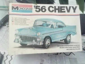 Monogram 56 Chevy Scala 1 24 model kit - Foto 1 di 10
