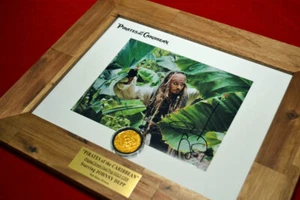 PIRATES OF THE CARIBBEAN Disney COIN Prop, DVD, JOHNNY DEPP Signed, DISNEY COA - Picture 1 of 16