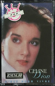 CELINE DION C'est Pour Vivre 1997 MALAYSIA CASSETTE VERY RARE NEW (FRENCH POP) - Picture 1 of 3