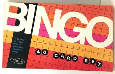 Vintage 1968 Bingo 50 Card Set Indoor Children Kids Board Game - Image 1 of 4