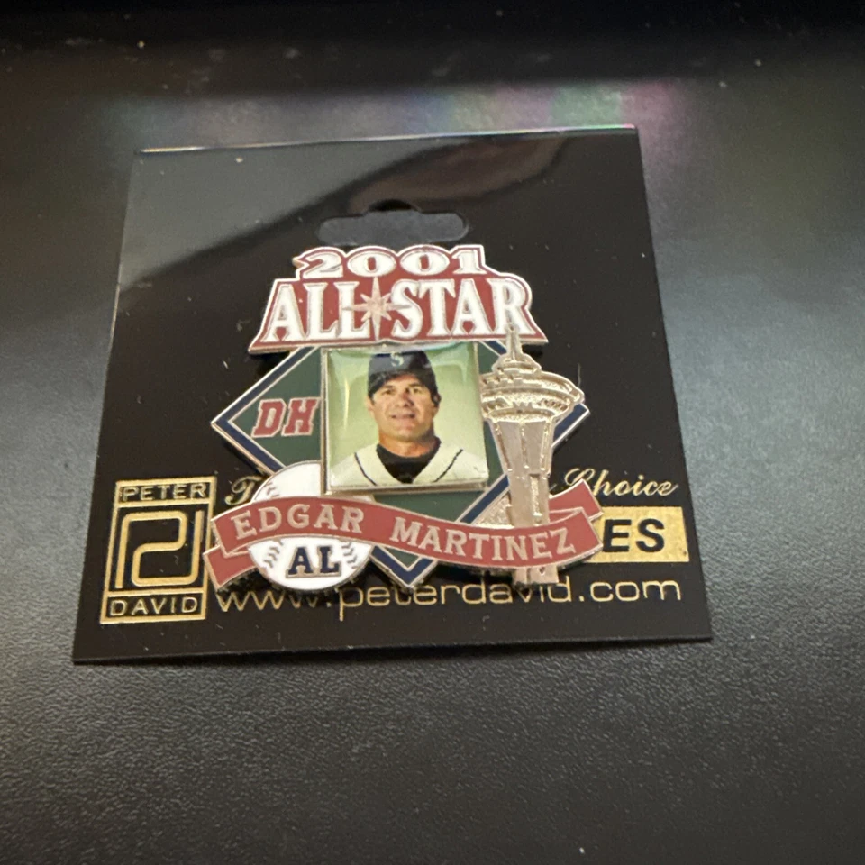 Edgar Martinez 2001 All-Star Game Seattle Mariners MLB Lapel Pin New MORE - Image 1 of 1