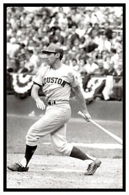 Denis Menke Houston Astros Vintage Baseball Postcard BL3-01 - Image 1 of 2