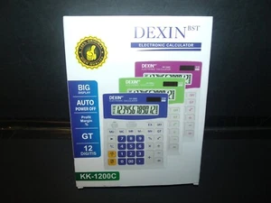 Dexin (BST) Electronic Calculator KK-1200C - Picture 1 of 3