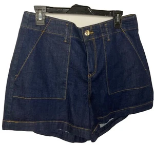 Women's Denim Shorts Dark blue - Picture 1 of 9