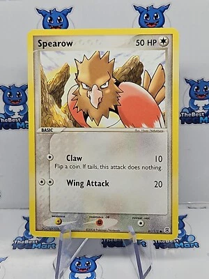 Spearow - 81/112 Pokemon - EX FireRed & LeafGreen - LP - Image 1 of 2
