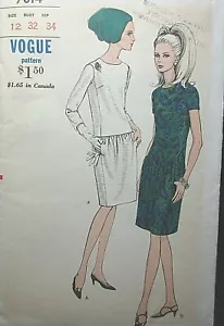 Vogue Pattern 7014 Size -12 - Picture 1 of 9
