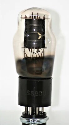 6V6 g TUBO Visseaux Francia tubos de alimentación amplificador grabado negro válvula varilla de cobre Foto 1 de 4