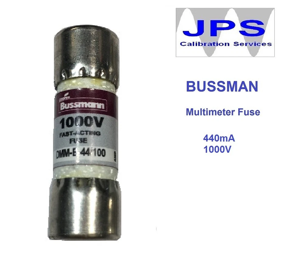COOPER BUSSMANN FLUKE 1577 Insulation Multimeter Replacement Fuse 440mA 1000V DMM-44/100 JPSF034