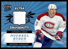 2006-07 Ultra Uniformity Michael Ryder Montreal Canadiens #U-MR R27
