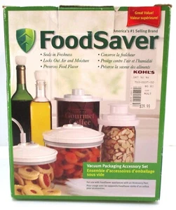 FoodSaver Vakuumverpackung Zubehör Set Neu Open Box Lebensmittelversiegelungssystem - Bild 1 von 4