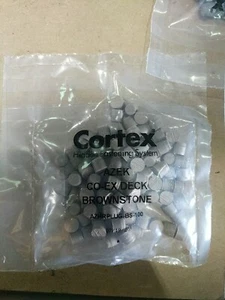 TIMBERTECH/AZEK PLUGS. 100 PLUGS PER BAG. COLOR BROWNSTONE - Picture 1 of 1