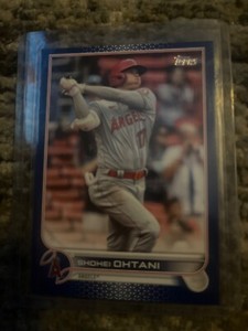 Shohei Ohtani 2022 Topps Series 1 Royal Blue Parallel #1 - Angels