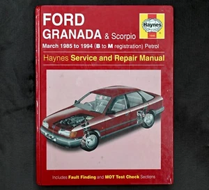 HAYNES Workshop Service & Repair Manual FORD Granada & Scorpio 2.0 2.8 1985 - 94 - Picture 1 of 5