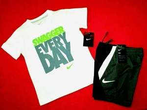 BOY'S NIKE...SHORTS & T-SHIRT...SIZE 4...FRONT POCKETS/DRAWSTRING...NEW wt TAGS! - Picture 1 of 3