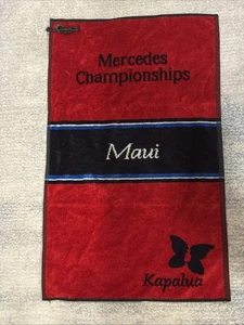 Mercedes Championship Maui Kapalua Golf Towel 14.5" x 24.5" - Picture 1 of 3
