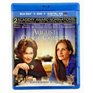 AUGUST: OSAGE COUNTY (2013) BLU-RAY / DVD Streep Roberts McGregor - Imagen 1 de 3