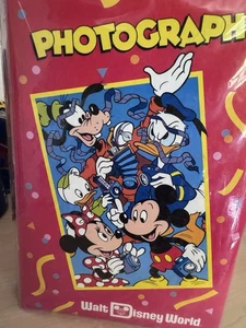 New Sealed Vintage 1990's NIB Walt Disney World Photographs Album 10" X 7" - Picture 1 of 6