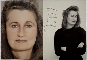 Elfriede Jelinek signiert Nobelpreis Karte Unterschrift Signed Autogramm - Picture 1 of 3