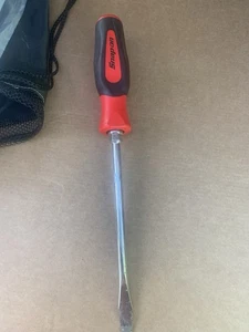 Snap On SGD8B - Red Soft Grip 5/16" Wide Flat Tip Blade Standard Screwdriver - Foto 1 di 5
