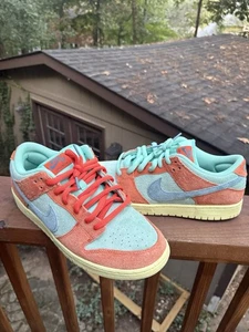 Nike SB Dunk Low Pro-Mens 11 Ornge/Aqua Emerald Rise- (DV5429 800) Wizard Of Oz - Picture 1 of 12
