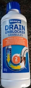 WASHCAT DRAIN UNBLOCKER GRANULES ABFLUSSREINIGER IN 2minute 450g - Bild 1 von 2