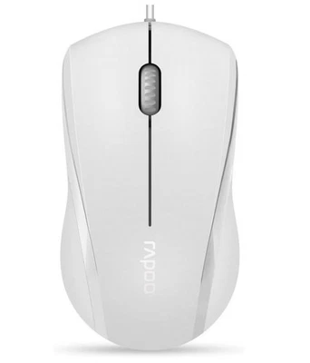 Ratón con cable silencioso de 3 botones Rapoo N1600, ratón óptico de 1000 DPI, botón silencioso,... Foto 1 de 4