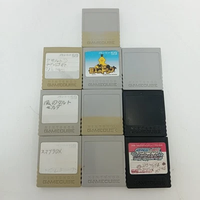 lot 10 NGC Nintendo Gamecube Memory Card DOL-008 DOL-014 UNTESTED kuchibashi17 - Image 1 of 4
