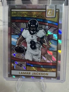 Lamar Jackson 2025 Donruss Action All-Pros #AAP-LJA - Imagen 1 de 2
