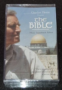 Charlton Heston Presents The Bible Soundtrack 1993 Audio Cassette New Sealed - Picture 1 of 4