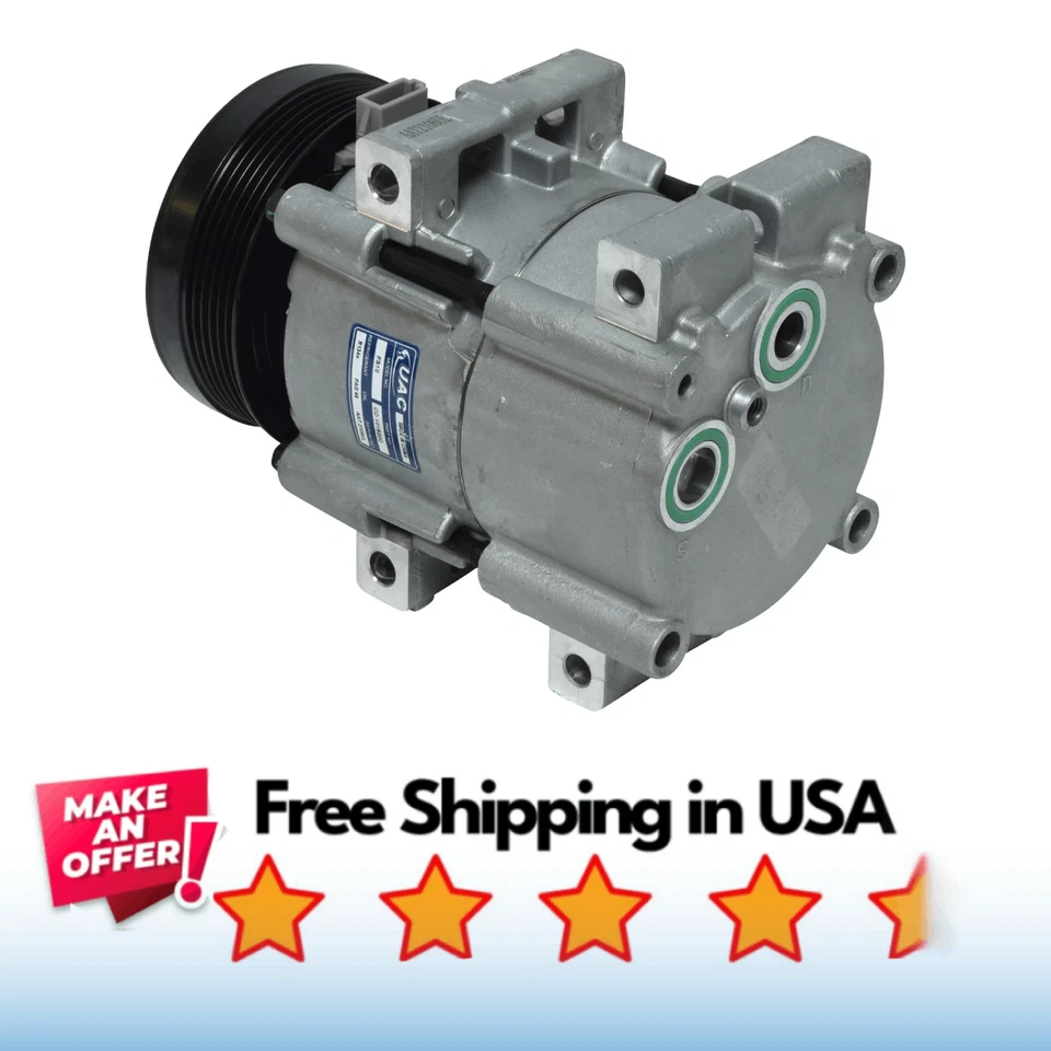 Compresor aire acondicionado apto para Ford Thunderbird, Mercury Cougar 91-93, Mountaineer 97-01 Foto 1 de 1