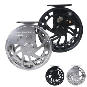 Pin central carrete flotante de pesca con mosca máquina corte cuerpo de aluminio carrete para mosca - Imagen 1 de 14