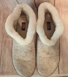 Samuel Hubbard "Hubbard Clouds" Heather Shearling Slippers 10M - Picture 1 of 10