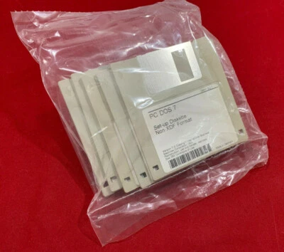 NEW! PC DOS 7 OEM on 5 x 3.5" Floppy discs IBM (No manual) - Image 1 of 4