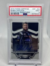 2016 Certified Potential Signatures Bubba Wallace /85 Auto Mint PSA 9 