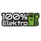 Elektroauto Power Aufkleber 14x5cm Öko Strom Eco Bio Grün Auto Tuning 61