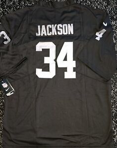 Nike Bo Jackson LA Raiders Black & Silver NFL Jersey XXL New with Tags!!