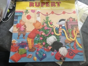 VINTAGE RUPERT THE BEAR EXPRESS NEWSPAPERS 1988 ADVENT CALENDAR 15.5" NEW SEALED - Picture 1 of 3