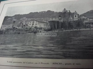 RARO OPUSCOLO 1930 CANTIERI CERUSA GENOVA VOLTRI MINCIO VALCERUSA NAVE PIROSCAFO - Bild 1 von 11