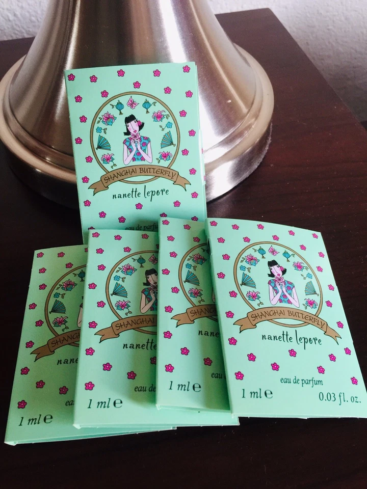 🌺Nanette Lapore Shanghai Butterfly 10 frascos no cartão 1ml 0,03 fl oz respingo raro - Imagem 1 de 1