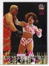 Ayako Hamada VS Aja Kong - 2001 Limited BBM Women's Pro-Wrestling Trading Card