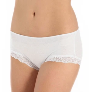 Only Hearts L17846 Womens White Organic Cotton Hipster Panty Size Small - Picture 1 of 3