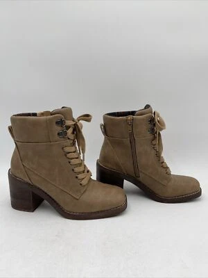 Women’s Crown Vintage Holliss Combat Boot Brown Size 6M — 第 1/4 张图片