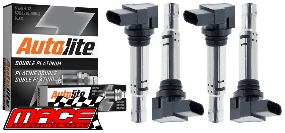 MACE IGNITION SERVICE KIT FOR AUDI A1 8X CAXA CAVG CTHG TURBO S/C 1.4L I4 Foto 1 de 1