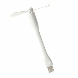 USB Tragbarer & Flexibler Lüfter Hochleistungslüfter für Laptop Kühlung WEISS [008035] - Bild 1 von 3
