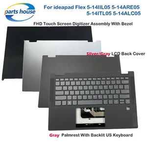 For Lenovo Ideapad Flex 5-14IIL05 5-14ARE05 Back Cover/ LCD Assembly/Palmrest - Picture 1 of 36